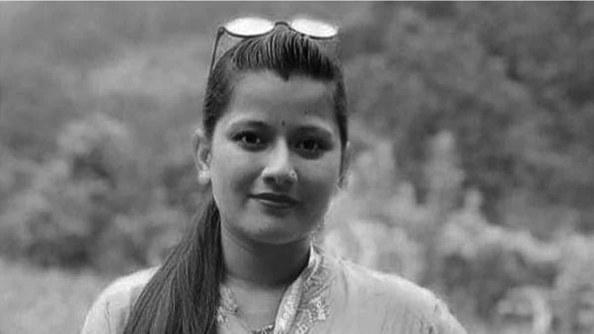 डेंगुबाट लमजुङकी पत्रकार चाँदनी अधिकारीको मृत्यु